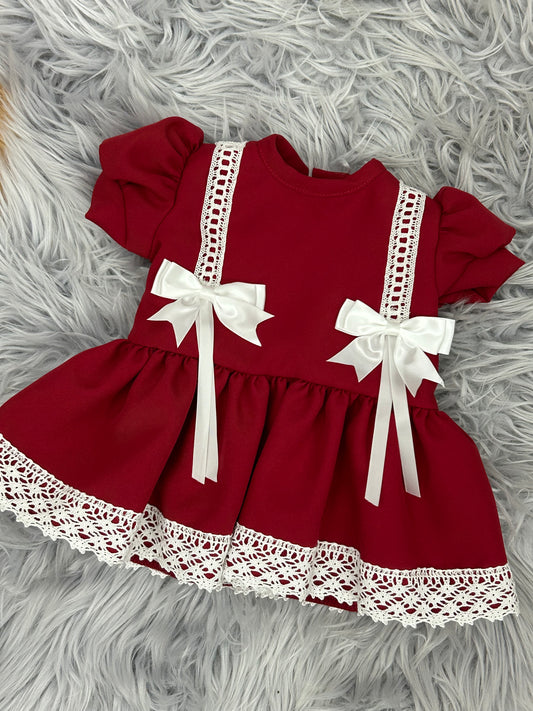 Red bow dress